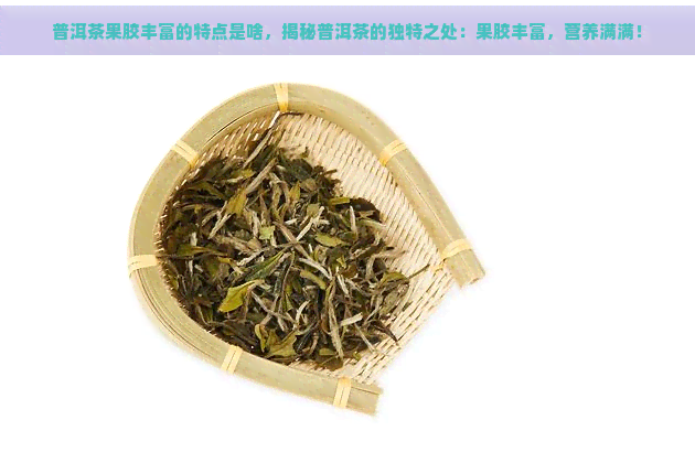 普洱茶果胶丰富的特点是啥，揭秘普洱茶的独特之处：果胶丰富，营养满满！