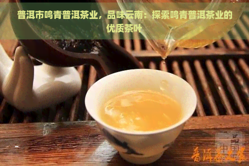 普洱市鸣青普洱茶业，品味云南：探索鸣青普洱茶业的优质茶叶