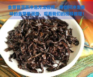 金芽普洱茶冲泡方法视频，学如何冲泡美味的金芽普洱茶，观看我们的视频教程！