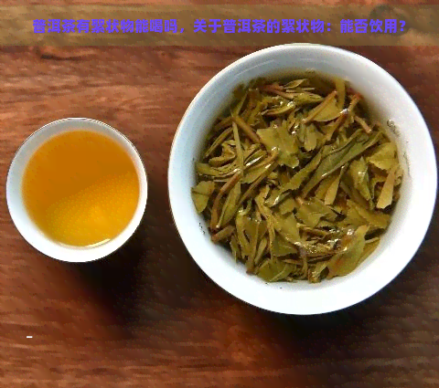 普洱茶有絮状物能喝吗，关于普洱茶的絮状物：能否饮用？