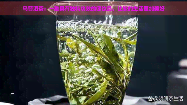 乌普洱茶：一款具有独特功效的健饮品，让您的生活更加美好