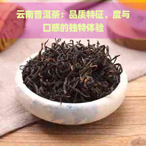 云南普洱茶：品质特征、度与口感的独特体验