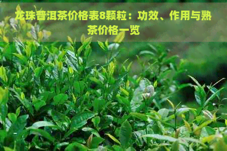 龙珠普洱茶价格表8颗粒：功效、作用与熟茶价格一览