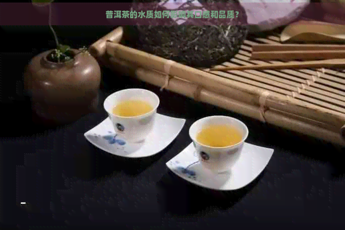 普洱茶的水质如何影响其口感和品质？