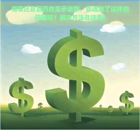 借呗还款后仍然显示逾期，你遇到了这样的问题吗？解决方法在这里！