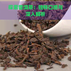 探索普洱茶：独特口感与深入解析