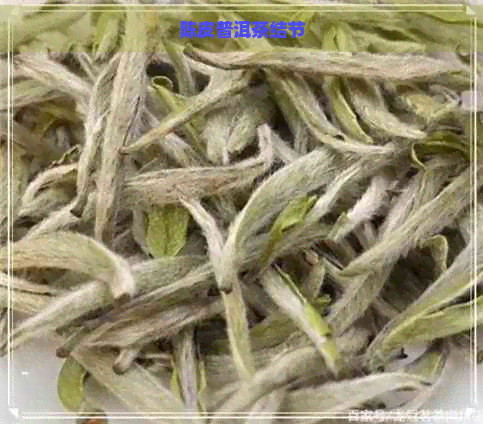 陈皮普洱茶结节