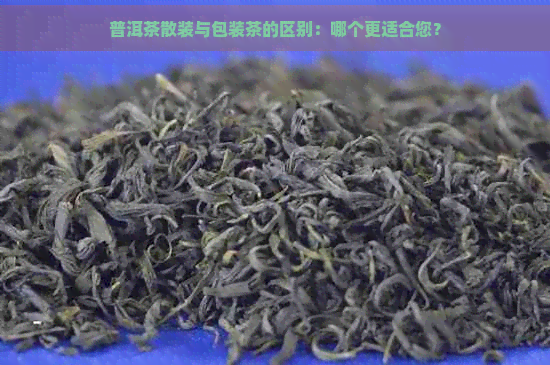 普洱茶散装与包装茶的区别：哪个更适合您？