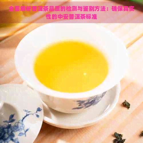 全面解析普洱茶品质的检测与鉴别方法：确保真实性的中安普洱茶标准