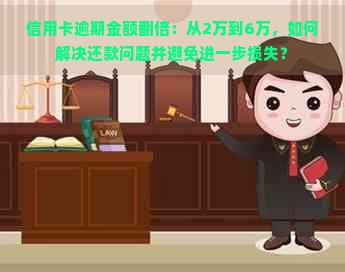 信用卡逾期金额翻倍：从2万到6万，如何解决还款问题并避免进一步损失？