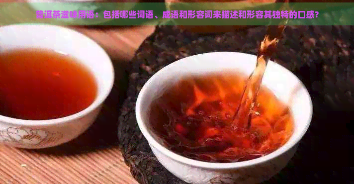 普洱茶滋味用语：包括哪些词语、成语和形容词来描述和形容其独特的口感？