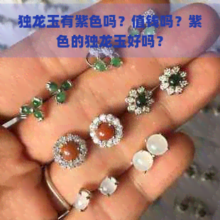 独龙玉有紫色吗？值钱吗？紫色的独龙玉好吗？