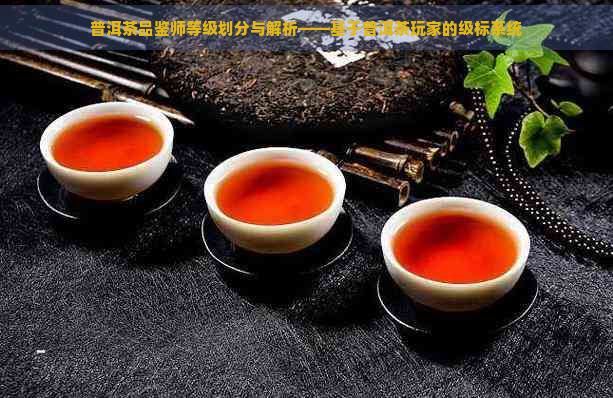 普洱茶品鉴师等级划分与解析——基于普洱茶玩家的级标系统