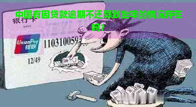 中国有因贷款逾期不还导致坐牢的情况存在吗？