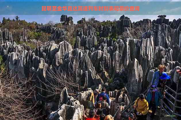 昆明至金华直达高速列车时刻表和票价查询