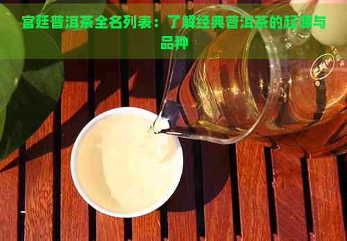 宫廷普洱茶全名列表：了解经典普洱茶的起源与品种