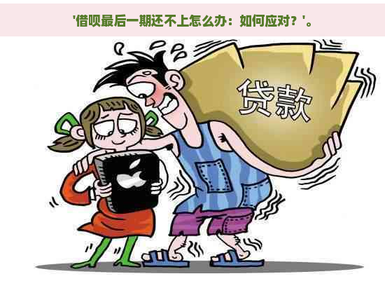 '借呗最后一期还不上怎么办：如何应对？'。