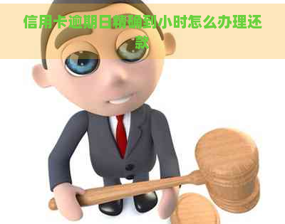 信用卡逾期日精确到小时怎么办理还款