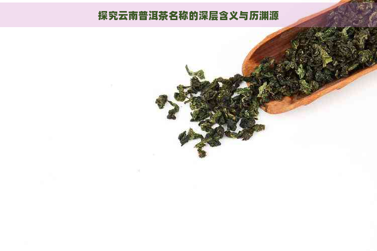 探究云南普洱茶名称的深层含义与历渊源