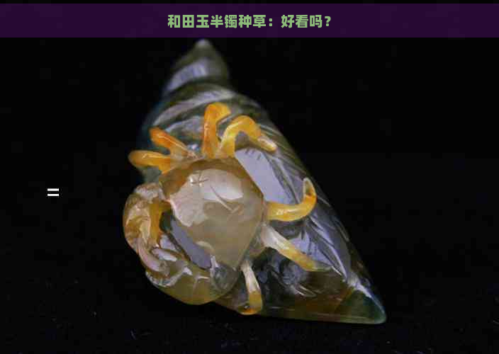 和田玉半镯种草：好看吗？