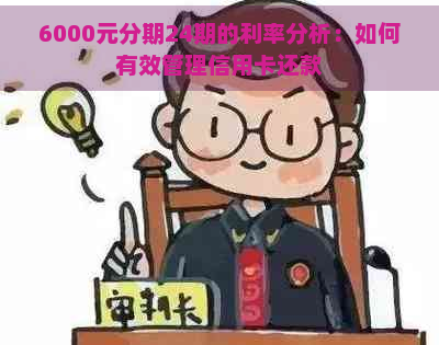 6000元分期24期的利率分析：如何有效管理信用卡还款