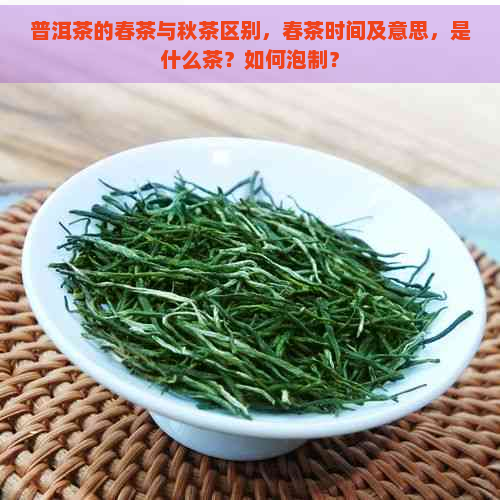 普洱茶的春茶与秋茶区别，春茶时间及意思，是什么茶？如何泡制？