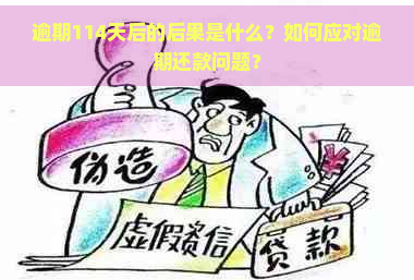 逾期114天后的后果是什么？如何应对逾期还款问题？