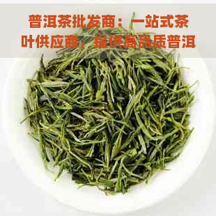 普洱茶批发商：一站式茶叶供应商，提供高品质普洱茶及相关茶文化资讯