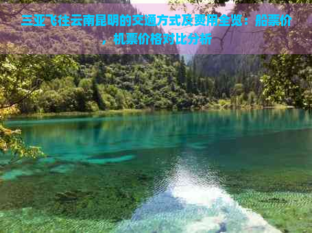 三亚飞往云南昆明的交通方式及费用全览：船票价，机票价格对比分析