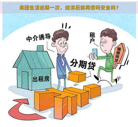 美团生活逾期一次，结清后能再借吗安全吗？