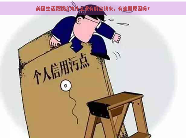 美团生活费额度为什么没有解出钱来，有逾期原因吗？