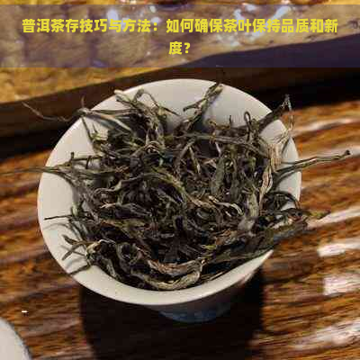 普洱茶存技巧与方法：如何确保茶叶保持品质和新度？