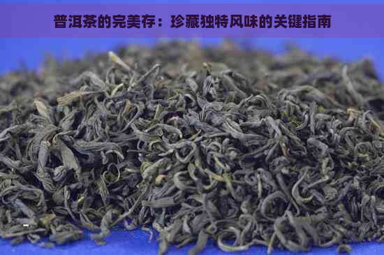 普洱茶的完美存：珍     特风味的关键指南