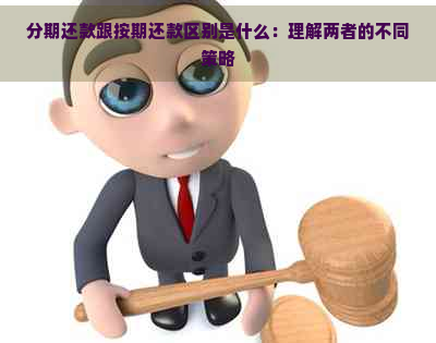 分期还款跟按期还款区别是什么：理解两者的不同策略