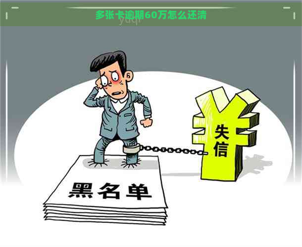 多张卡逾期60万怎么还清