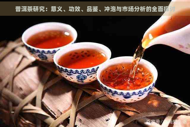 普洱茶研究：意义、功效、品鉴、冲泡与市场分析的全面探讨