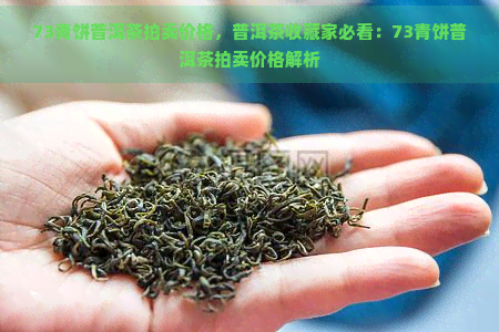 73青饼普洱茶拍卖价格，普洱茶收藏家必看：73青饼普洱茶拍卖价格解析