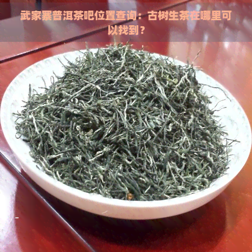 武家寨普洱茶吧位置查询：古树生茶在哪里可以找到？