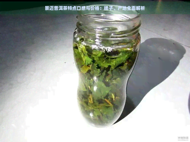 景迈普洱茶特点口感与价格：牌子、产地全面解析