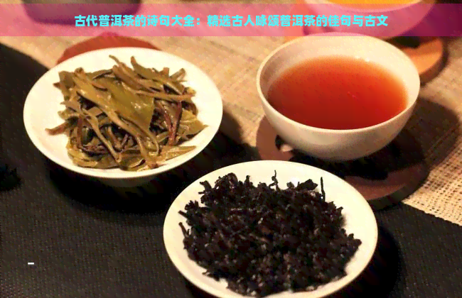 古代普洱茶的诗句大全：精选古人咏颂普洱茶的佳句与古文