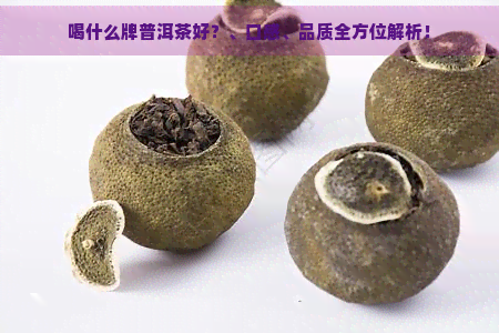 喝什么牌普洱茶好？、口感、品质全方位解析！