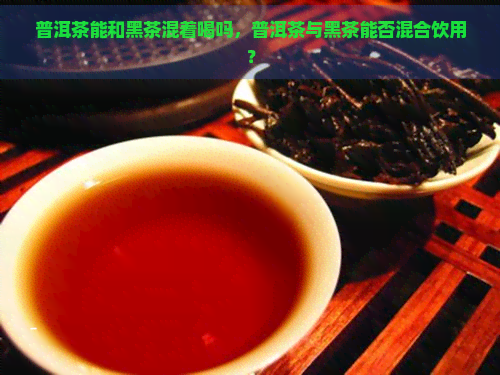 普洱茶能和黑茶混着喝吗，普洱茶与黑茶能否混合饮用？