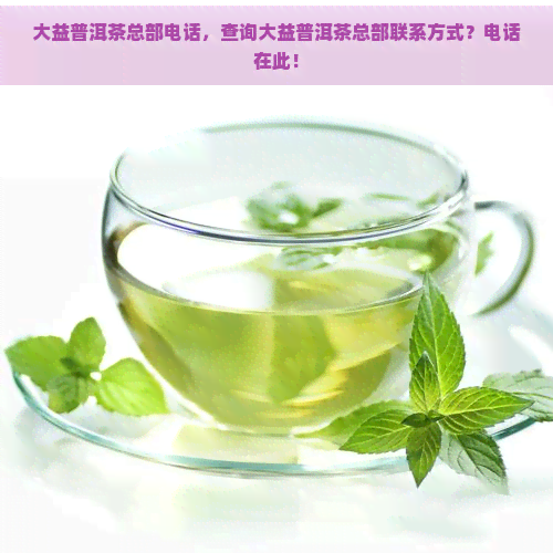 大益普洱茶总部电话，查询大益普洱茶总部联系方式？电话在此！