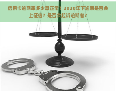 信用卡逾期率多少算正常？2020年下逾期是否会上？是否会起诉逾期者？