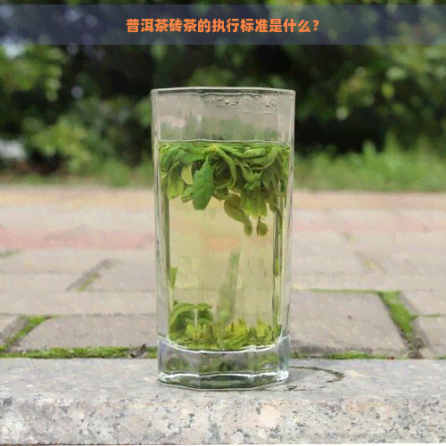 普洱茶砖茶的执行标准是什么？