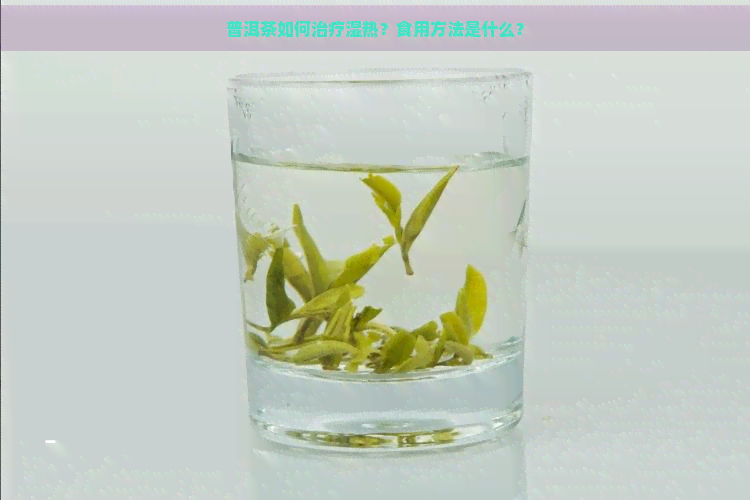 普洱茶如何治疗湿热？食用方法是什么？