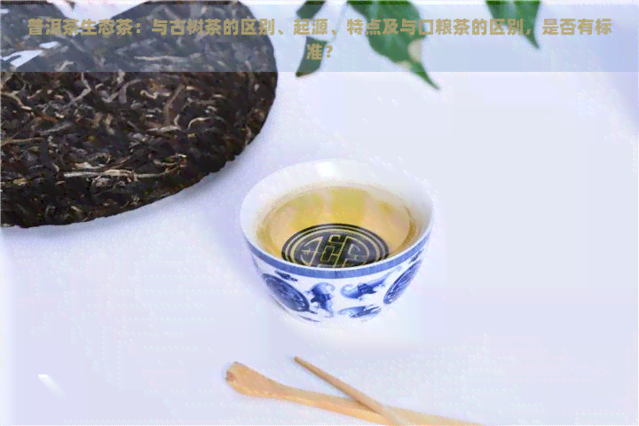 普洱茶生态茶：与古树茶的区别、起源、特点及与口粮茶的区别，是否有标准？