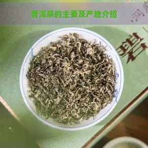 普洱茶的主要及产地介绍