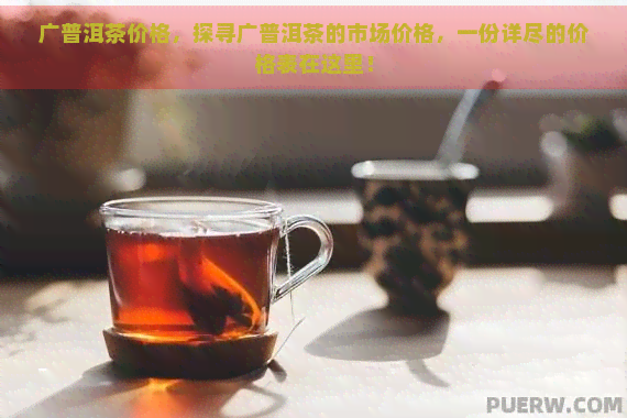 广普洱茶价格，探寻广普洱茶的市场价格，一份详尽的价格表在这里！