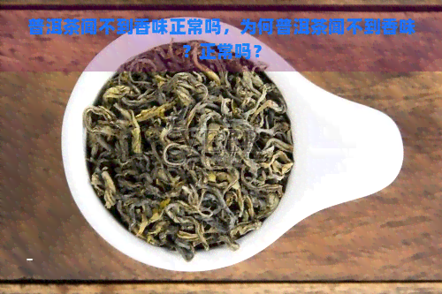 普洱茶闻不到香味正常吗，为何普洱茶闻不到香味？正常吗？